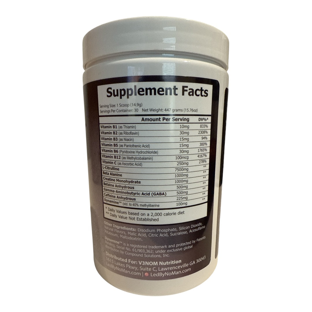 V3: Pre-Workout (225mg Caffeine) -Florida Sunrise