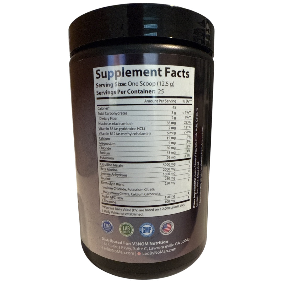 V3: Pre-Workout (Pump 250mg) -Georgia Peach